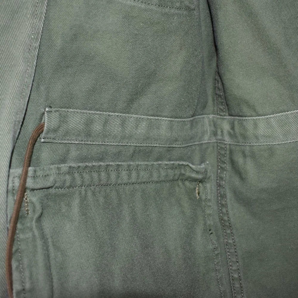 Levi's Medium Military Field Jacket Hidden Hood Army Green Parka - Picture 12 of 12